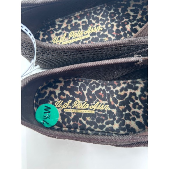 US Polo Assn Jorji-K Ultralight Brown Mesh Slip On Sneakers Women's 7.5W NEW - Picture 3 of 13